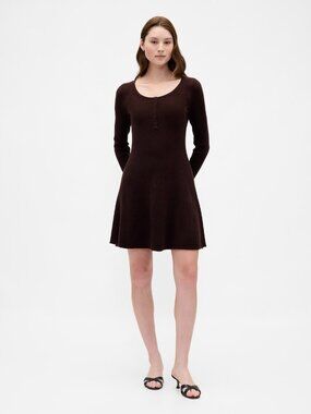 CashSoft Rib Mini Sweater Dress